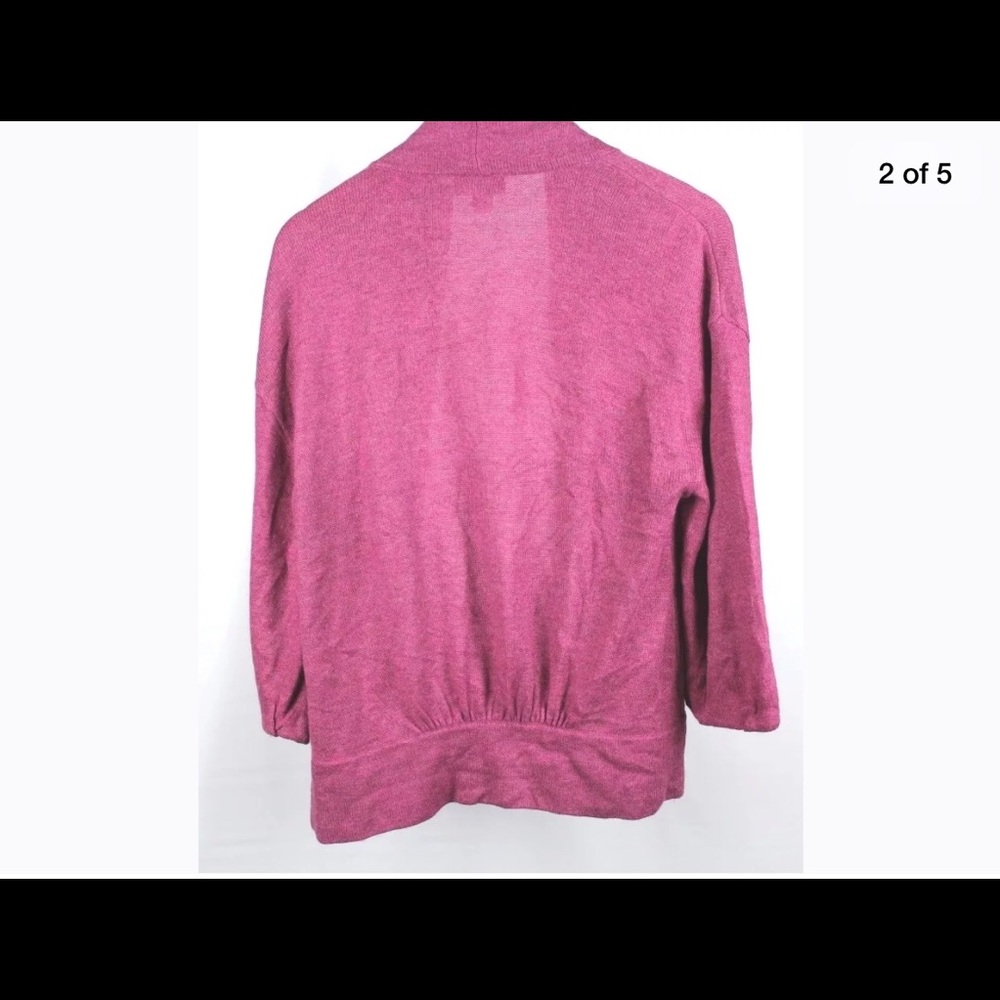 Ann Taylor Loft Women’s Plum Cardigan Size Small - Picture 2 of 6